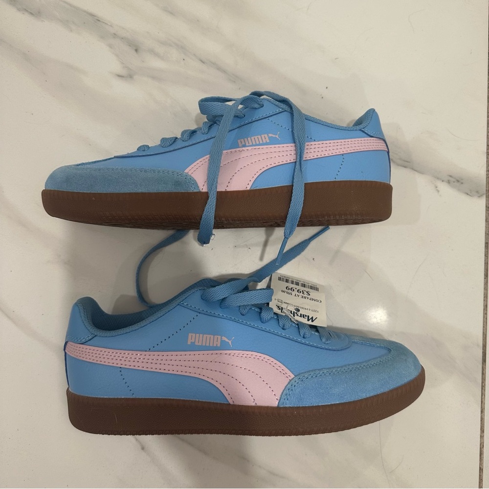 Puma Blue and Pink Sneakers
